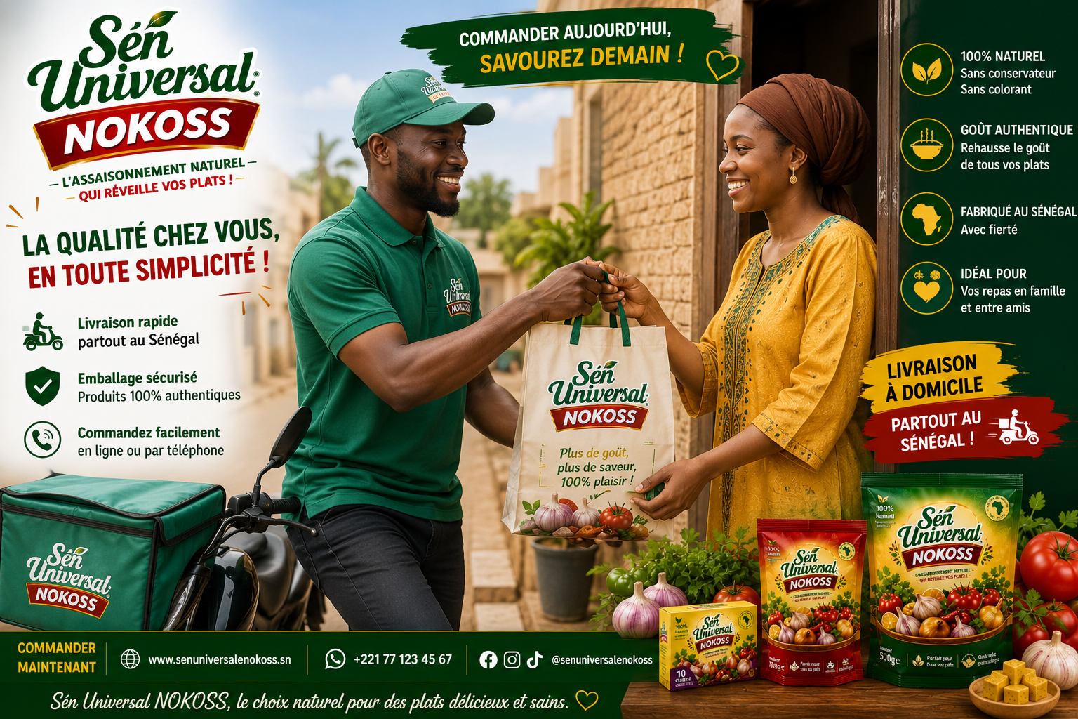 La qualité chez vous en toute simplicité - livraison partout au Sénégal